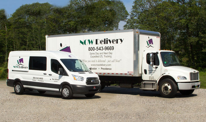 NOW Delivery offers a variety of trucks for courier and transportation